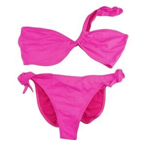 Frederick's Of Hollywood Laguna Bikini Set Hot Pink‎ 1X/2X